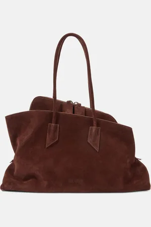 The Attico La Passeggiata Large suede tote bag