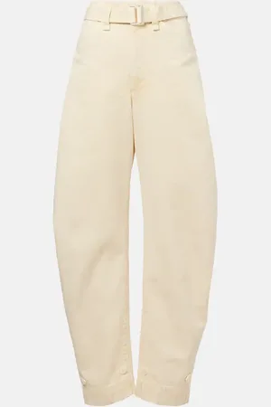 LEMAIRE Belted barrel-leg jeans