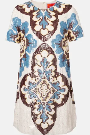 La DoubleJ Super Mini Swing sequined minidress