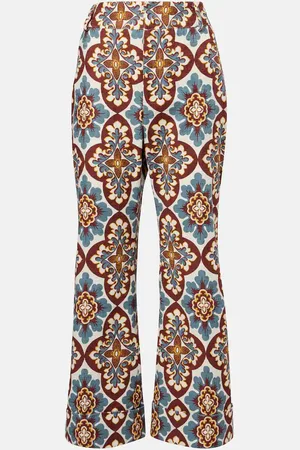 La DoubleJ Hendrix high-rise cotton flared pants