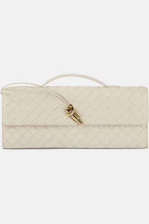 Bottega Veneta Andiamo Intrecciato leather clutch