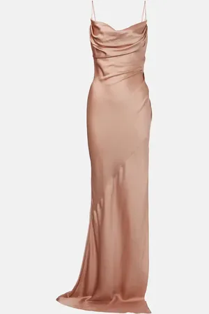 Balmain Silk satin gown