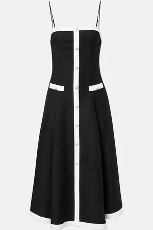 Simkhai Cordelia linen-blend midi dress