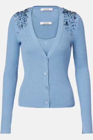 Dorothee Schumacher Embellished cardigan and tank top set