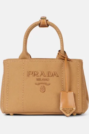 トートバッグ PRADA Women Messenger Bags 1BA863EOONZV F0018 BEIGE Prada women's beige genuine leather bag with logo 178669