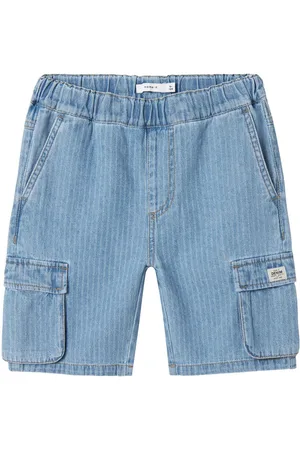 NAME IT Denim Spodenki Typu Bojówki