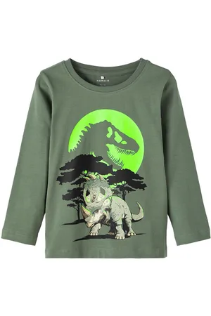 NAME IT Jurrasic Park Top Z Długim Rękawem