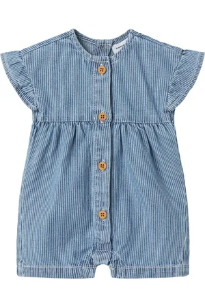 NAME IT Denim Krótki Kombinezon