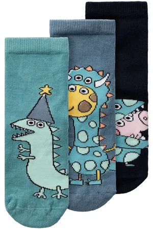 NAME IT Świnka Peppa 3-pak Skarpety