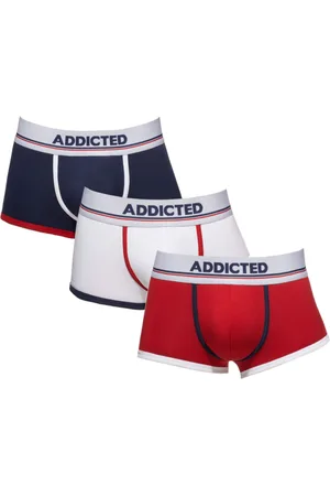ADDICTED 3PACK Bokserki męskie wielokolorowe