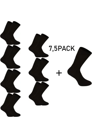 Nedeto 7,5PACK skarpety wysokie bambusowe czarne