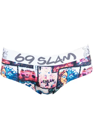 69SLAM Majtki damskie festiwal bokserek XS