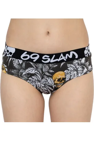 69SLAM Majtki damskie bokserki bambusowe dziki ogród S