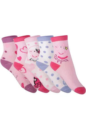 Cerdá 5PACK skarpetki dziecięce Świnka Peppa wielokolorowe