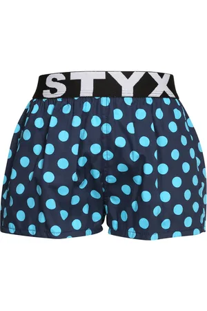 STYX Bokserki dziecięce sportowa guma w kropki