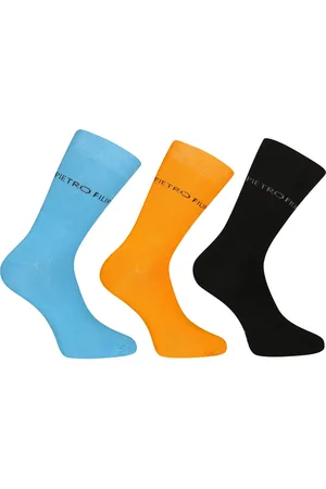 Pietro Filipi 3PACK skarpety wysokie bambusowe wielokolorowe