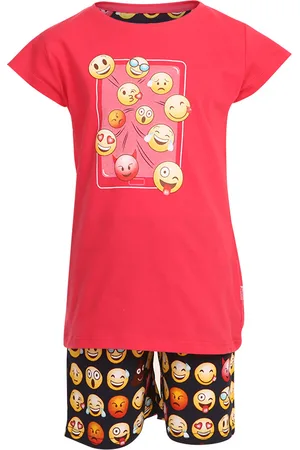 Cornette Piżama dla dziewczynek emoji