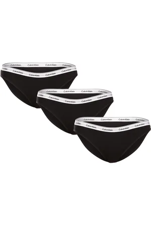 Calvin Klein 3PACK majtki damskie czarny