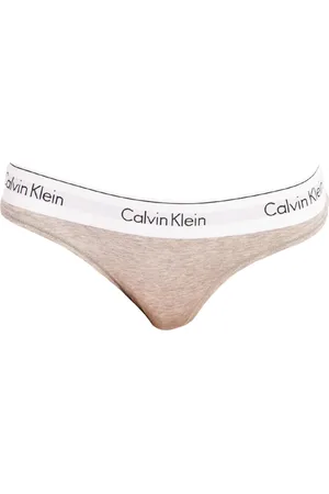 Calvin Klein Stringi damskie szare