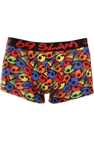 69SLAM Męskie bokserki bambusowe SKULL CONE