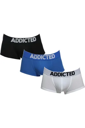 ADDICTED 3PACK Bokserki męskie wielokolorowe