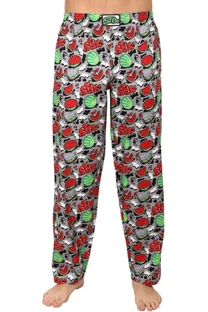 STYX Męskie spodnie do spania melony