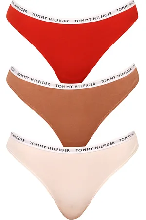 Tommy Hilfiger 3PACK stringi damskie wielokolorowe