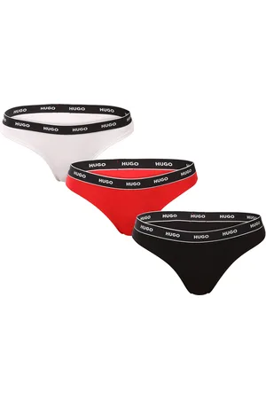HUGO BOSS 3PACK stringi damskie wielokolorowe