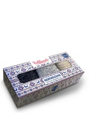 Bellinda 3PACK skarpetki wielokolorowe
