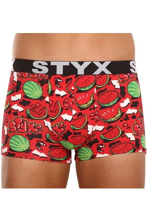 STYX Bokserki męskie art sportowa guma z dużymi melonami