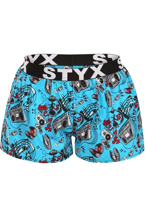 STYX Luźne bokserki damskie sztuka sport guma muzyka