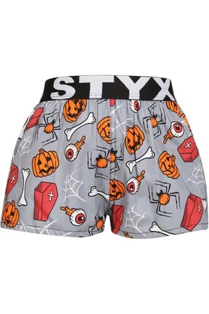 STYX Bokserki dziecięce art sportowa guma trumny na Halloween
