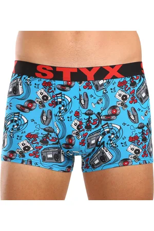 STYX Męskie bokserki art sportowa guma oversize muzyczne