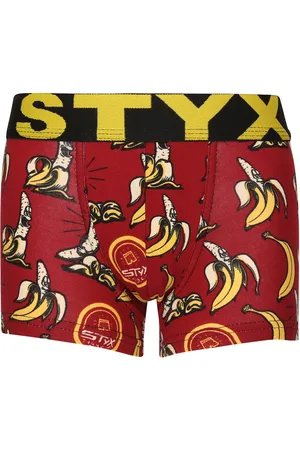 STYX Bokserki dziecięce art sportowa guma banany