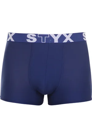 STYX Bokserki męskie sportowa guma ciemnoniebieskie