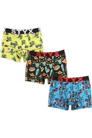 STYX 3PACK Bokserki męskie sportowa guma nadrozmiar