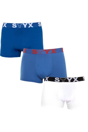 STYX 3PACK bokserki męskie sportowa guma nadrozmiar wielokolorowe