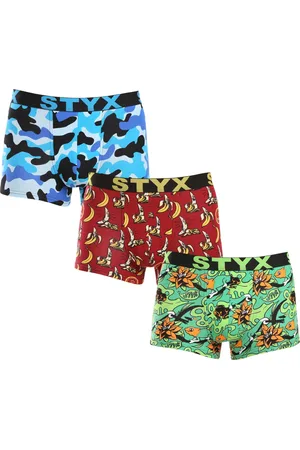 STYX 3PACK Bokserki męskie sportowa guma nadrozmiar