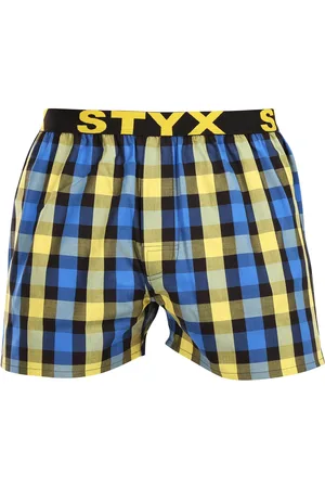 STYX Luźne bokserki męskie sportowa guma wielokolorowe