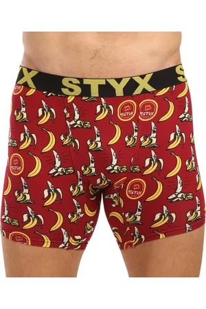 STYX Bokserki męskie długie art sportowa guma banany