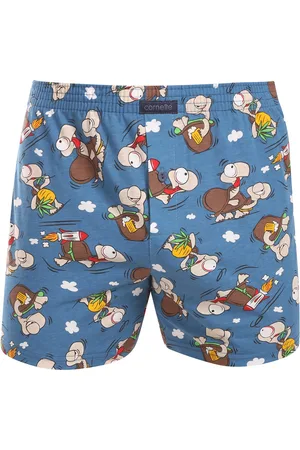 Cornette Luźne bokserki męskie Classic wielokolorowe