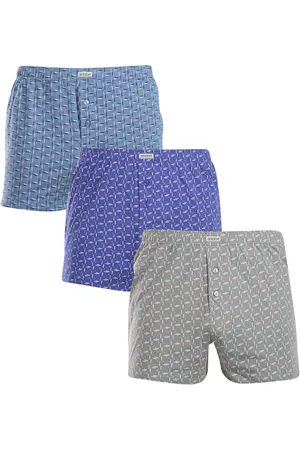 Andrie 3PACK Luźne bokserki męskie wielokolorowe
