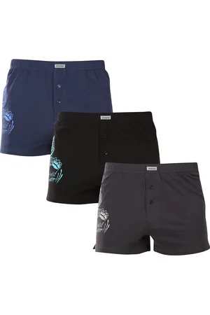 Andrie 3PACK Luźne bokserki męskie wielokolorowe