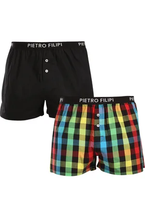Pietro Filipi 2PACK Luźne bokserki męskie wielokolorowe