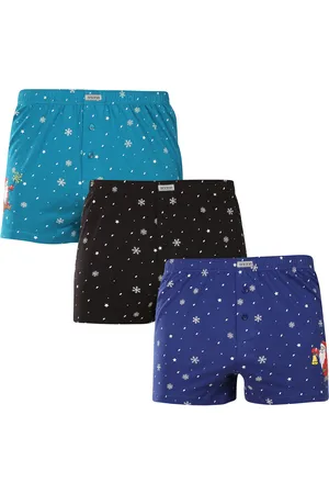 Andrie 3PACK Luźne bokserki męskie wielokolorowe