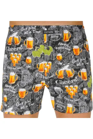 Cornette Luźne bokserki męskie Classic wielokolorowe