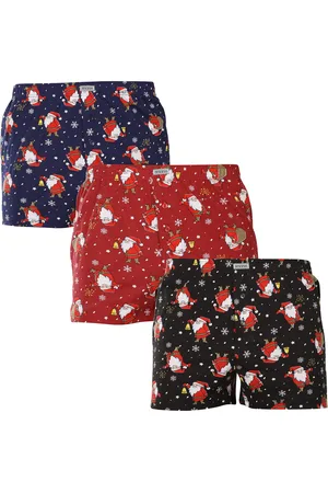 Andrie 3PACK Luźne bokserki męskie wielokolorowe