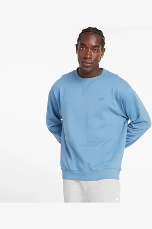 New Balance Bluza męska MT41506HEB – niebieska