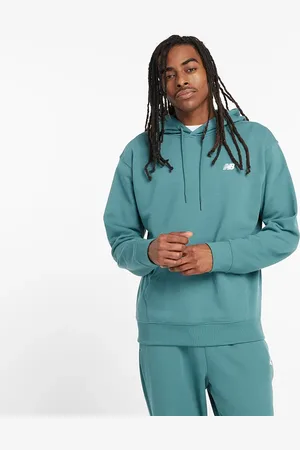 New Balance Bluza męska MT41508NUS – niebieska