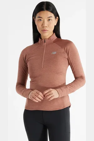 New Balance Bluza damska WT43200SWA – brązowa